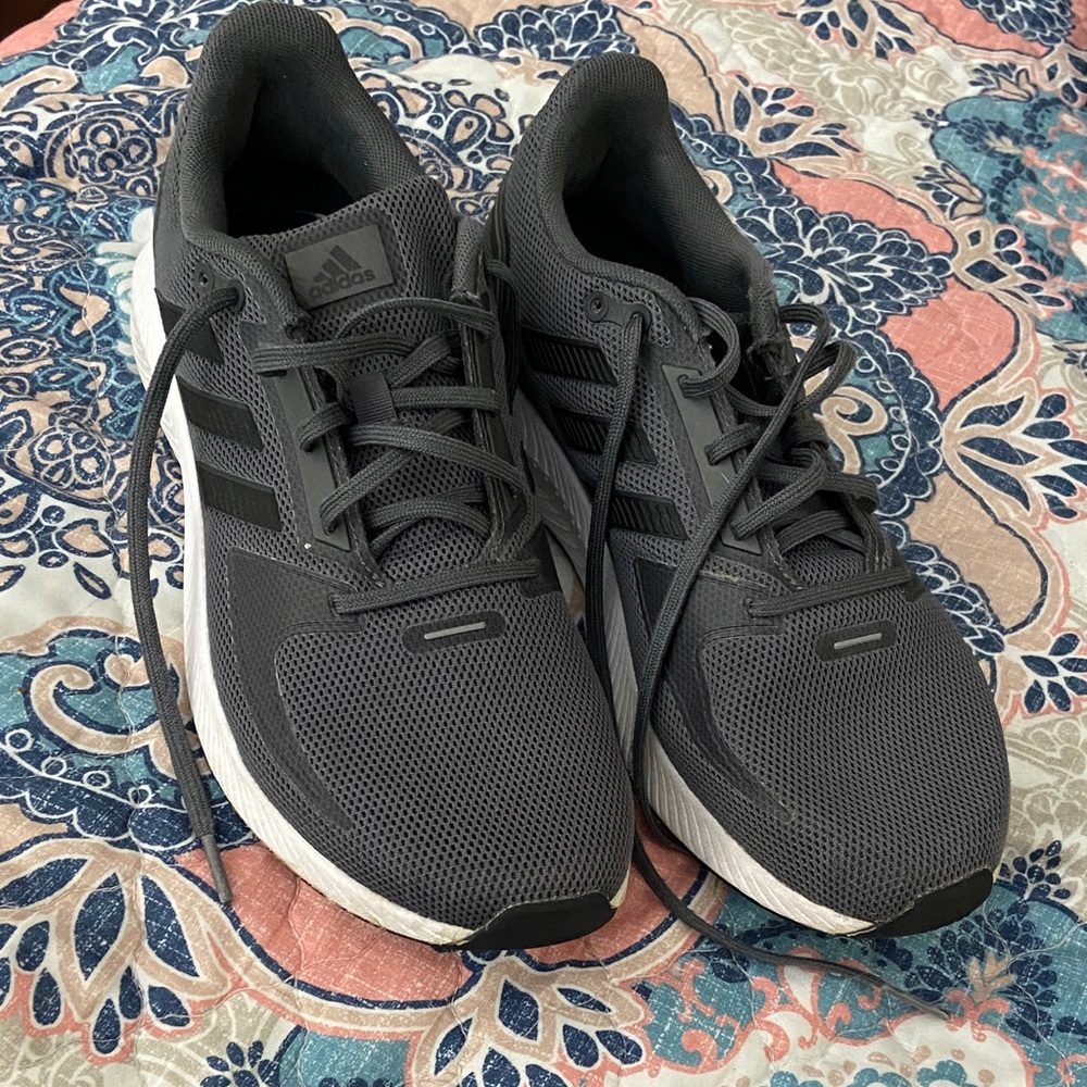 Adidas Men's Charcoal Athletic Sneakers